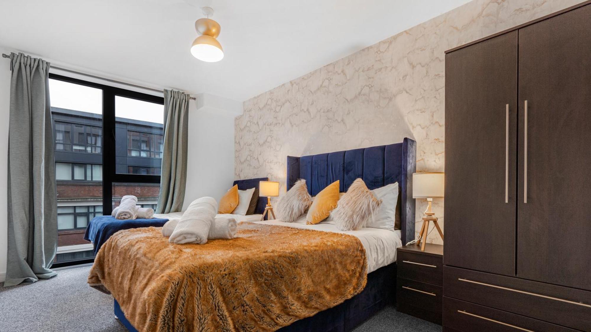 Oceanic Bliss: 2 Bed 2 Bath + Free Park + Netflix Leilighet Birmingham Eksteriør bilde