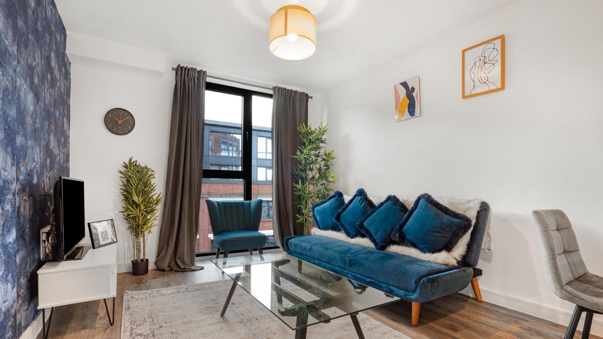 Oceanic Bliss: 2 Bed 2 Bath + Free Park + Netflix Leilighet Birmingham Eksteriør bilde