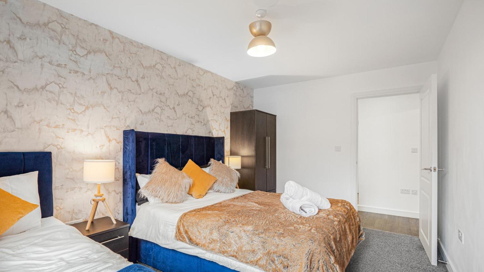 Oceanic Bliss: 2 Bed 2 Bath + Free Park + Netflix Leilighet Birmingham Eksteriør bilde
