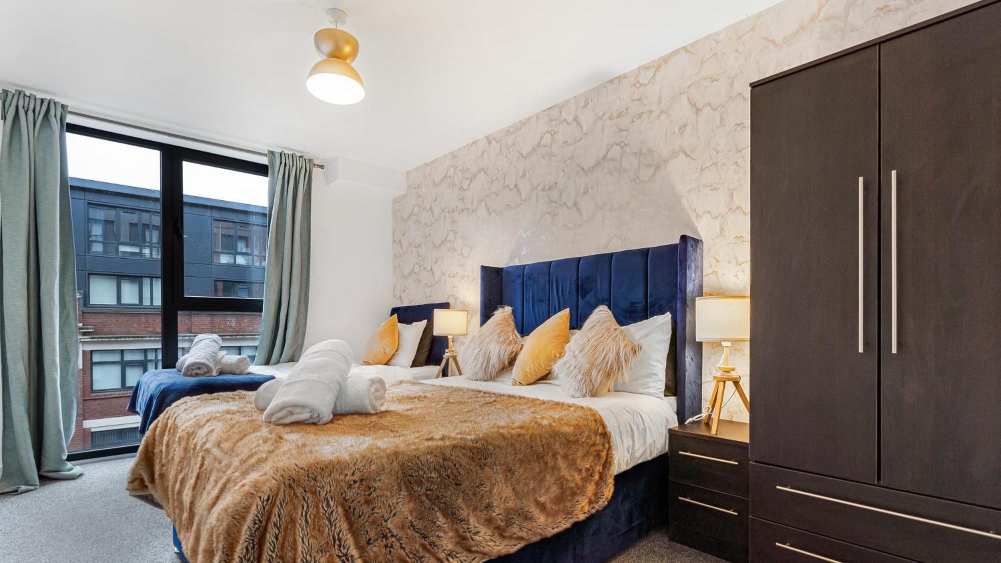 Oceanic Bliss: 2 Bed 2 Bath + Free Park + Netflix Leilighet Birmingham Eksteriør bilde